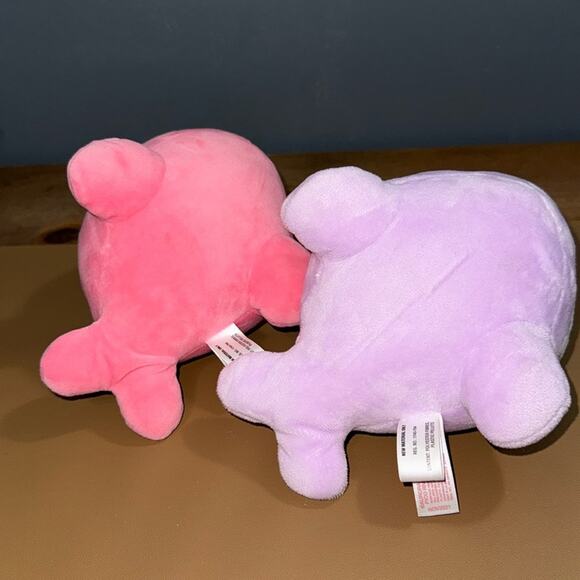 Aurora Tasty Peach Studios Pastel Lollipop 8” Narwhal Whale 2 pc Plushies 2021 - Picture 5 of 13